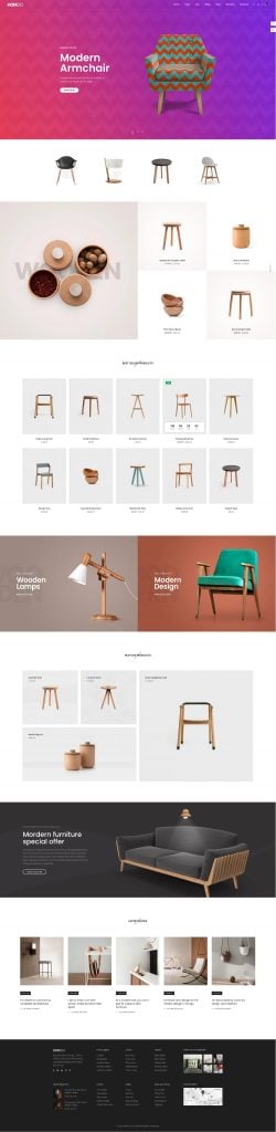 Best eCommerce Website Templates Hongo Template